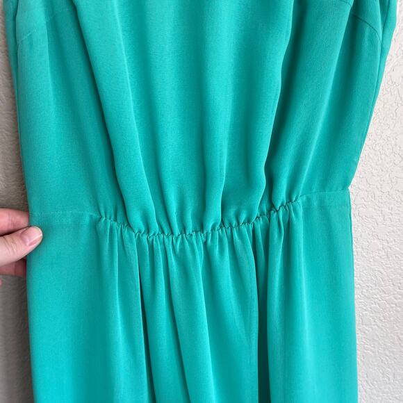 ASOS Green Babydoll Open Back Dress Size 2 - Picture 4 of 9